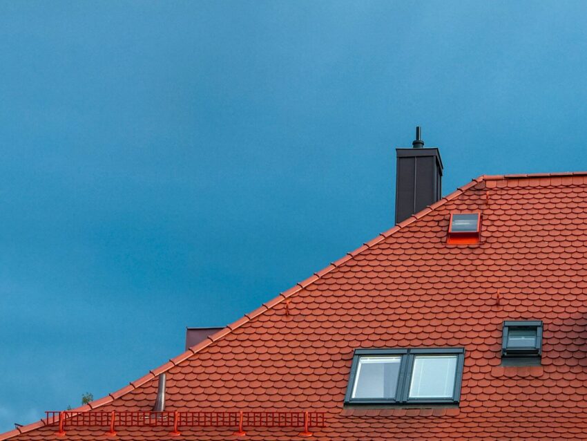 red brick roof